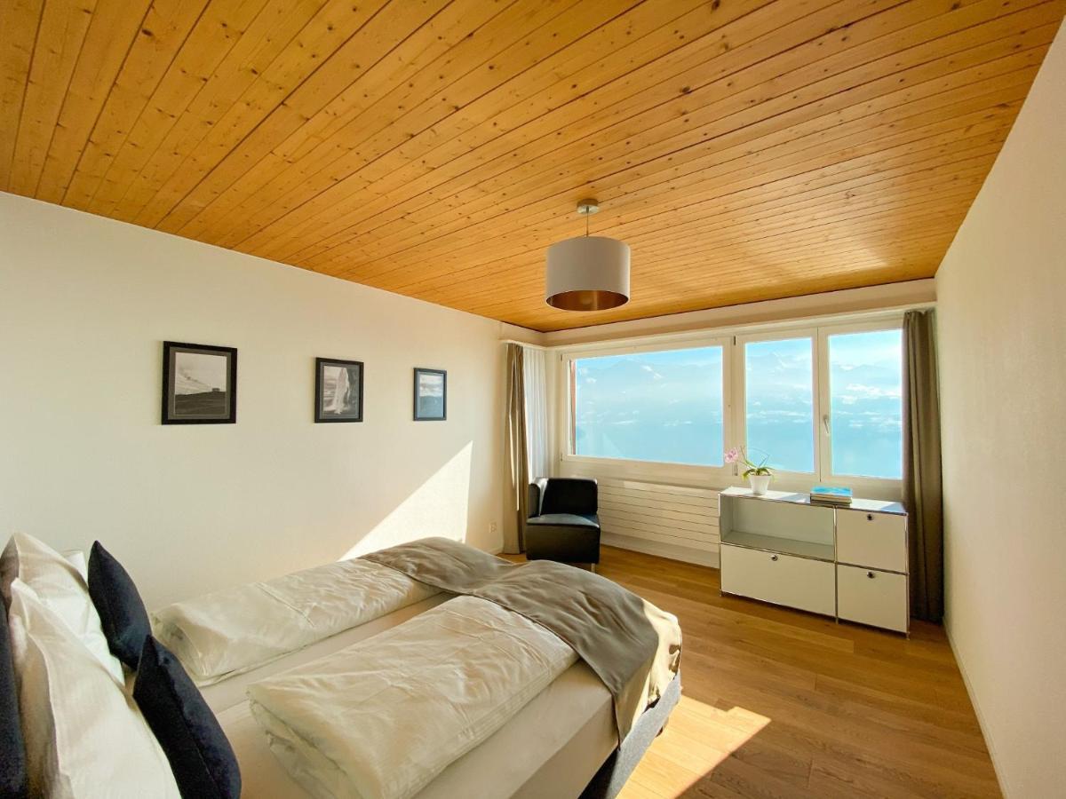 Panorama Boutique Apartment With Air Condition, Spa Entry In Solbadhotel Sigriswil Exterior photo