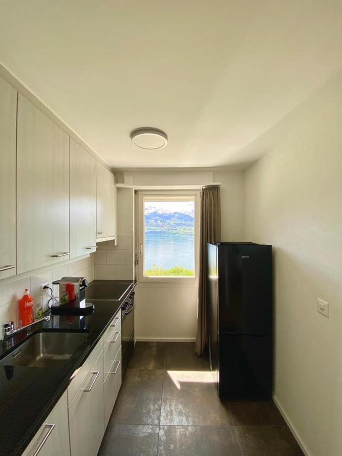 Panorama Boutique Apartment With Air Condition, Spa Entry In Solbadhotel Sigriswil Exterior photo