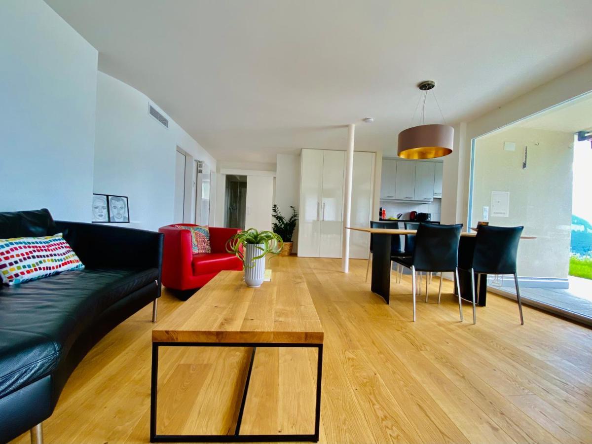 Panorama Boutique Apartment With Air Condition, Spa Entry In Solbadhotel Sigriswil Exterior photo